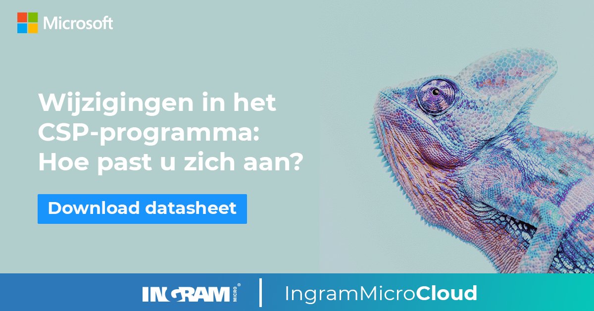 Ingram Micro Cloud - Benelux tweet media