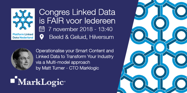 MarkLogic360's tweet photo. Please join @MarkLogic CTO @matt_turner_nyc at #LinkedData Conference in Hilversum (NL) on 7 Nov and learn how to operationalize your Smart Content and Linked Data to #Transform Your Industry via a Multi-model approach. Register now: https://t.co/UNOLfLmFz2
#linkedopendata #lod https://t.co/Ad9oxSSFzM