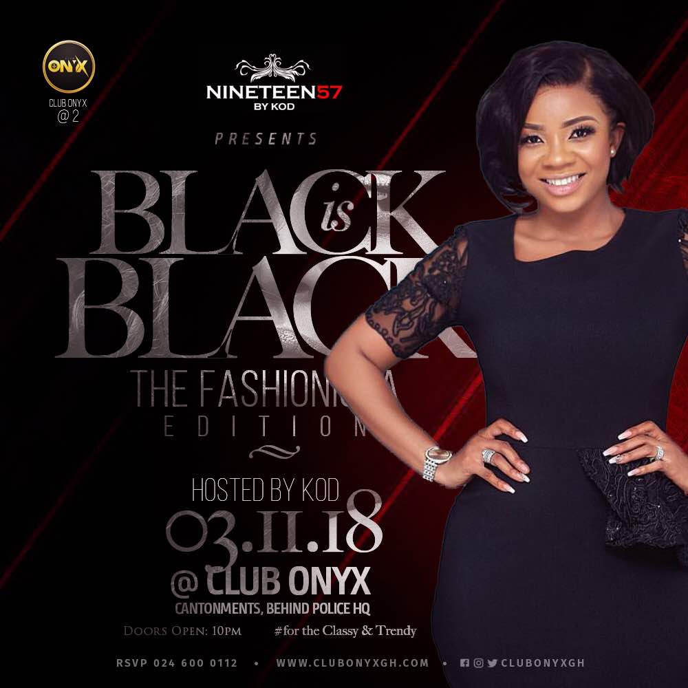 _iam_solution's tweet photo. #blackisblack is back on the 3rd of Nov at @clubOnyxgh You can't afford to miss out @teamkodgh @nineteen57bykod https://t.co/ozL8AEDfO6