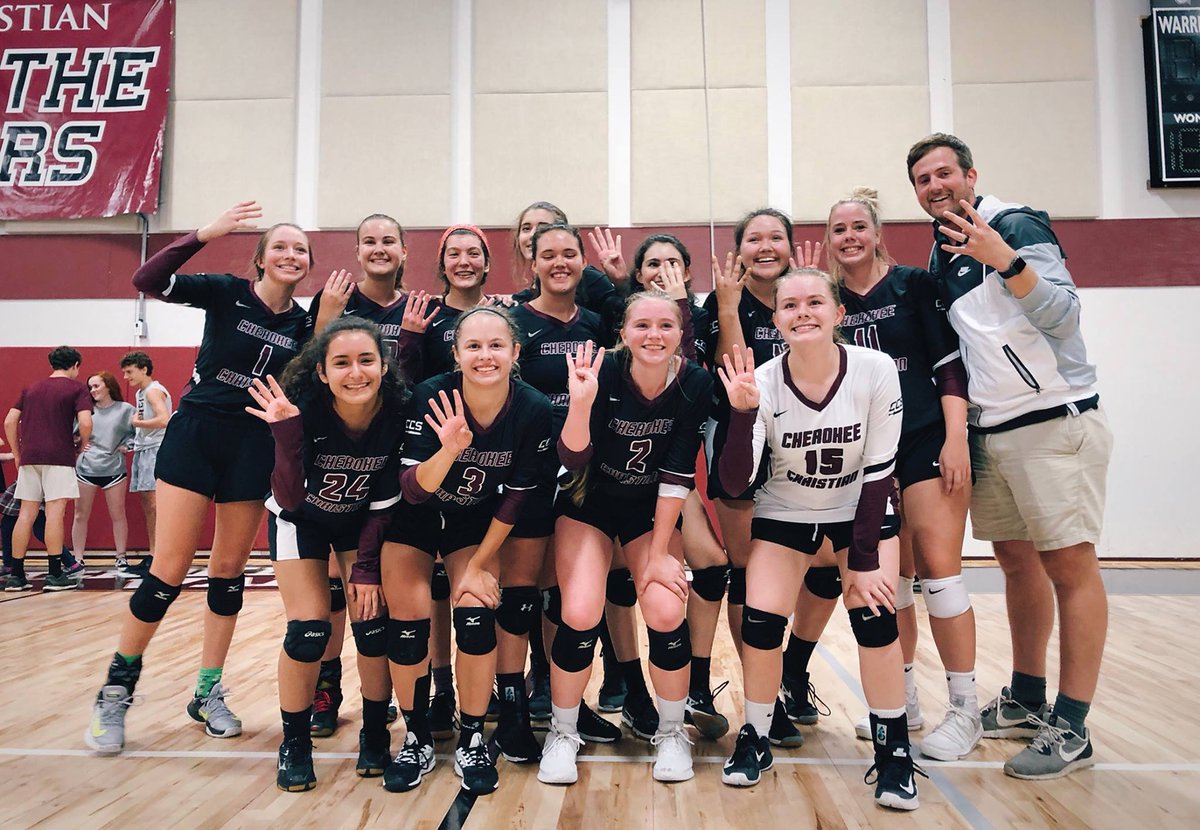CherokeeCS's tweet photo. Girl’s Volleyball going to final FOUR for state!!! Congratulations!! #GoWarriors #statefinals#volleyball#CCHSWarriors https://t.co/HvMmVOK5i4