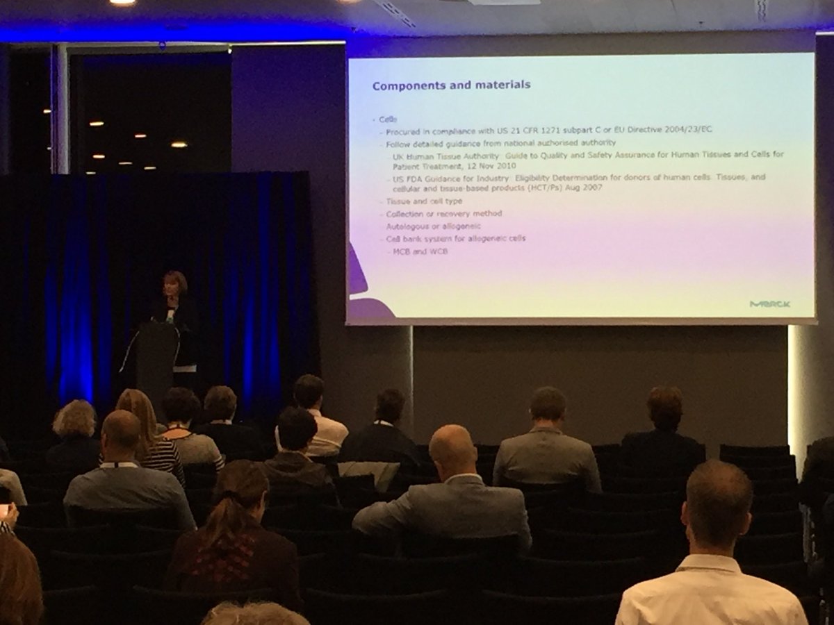 LivingstonSM's tweet photo. #ChangingModernMed #ESGCT18 great hearing about the latest guidance on regulations for gene and cell therapy at #BioReliance workshop today. Come to the Merck booth to chat to us about it. https://t.co/VUN9vdqD7i