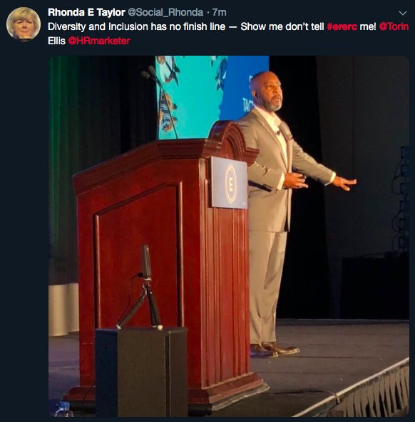 MVPPresenters's tweet photo. @torinellis is working the crowd at #ERERC in Orlando. 
The topic? Diversity and Inclusion.
The title? "Everyone Wants Ice Cream" https://t.co/10vSK2FnQT