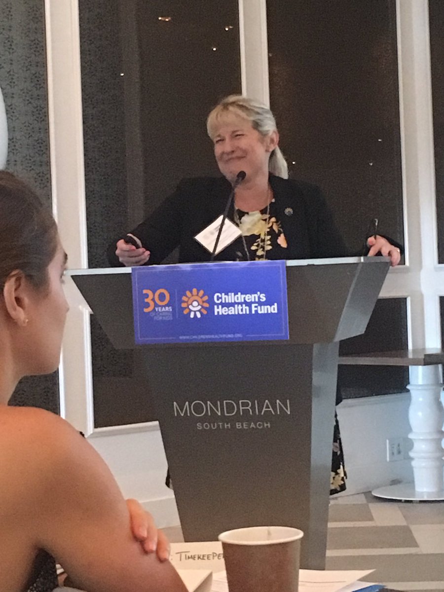 chfund's tweet photo. Honored to be on your home turf @LisaGwynn! Hearing that your program is at capacity in Miami, that your doctors speak 3 languages, and that #telehealth is core to get poor kids the speciality care they need IS INSPIRING. We are honored to be a partner w/@UMiamiHealth #chf2018 https://t.co/doRCqIEdtD