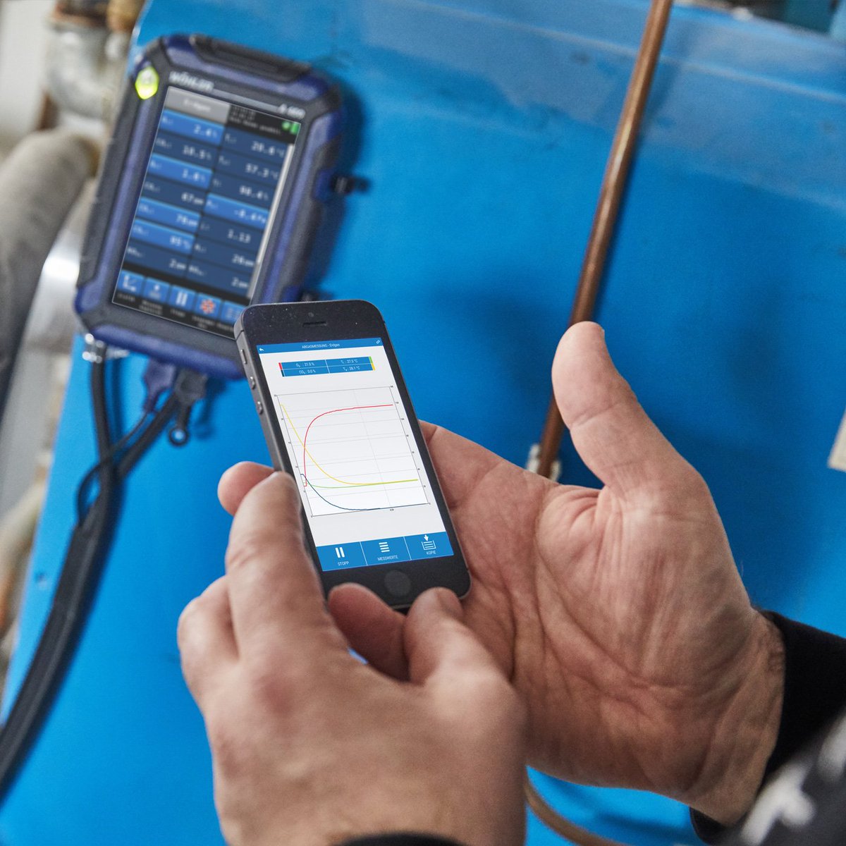 Wohler_USA's tweet photo. A #CombustionAnalyzer to tackle any job! Try the #Wohler A 450 with rugged yet compact housing, field-replaceable sensors and mobile app! #hvac https://t.co/WeV3cDmQkB