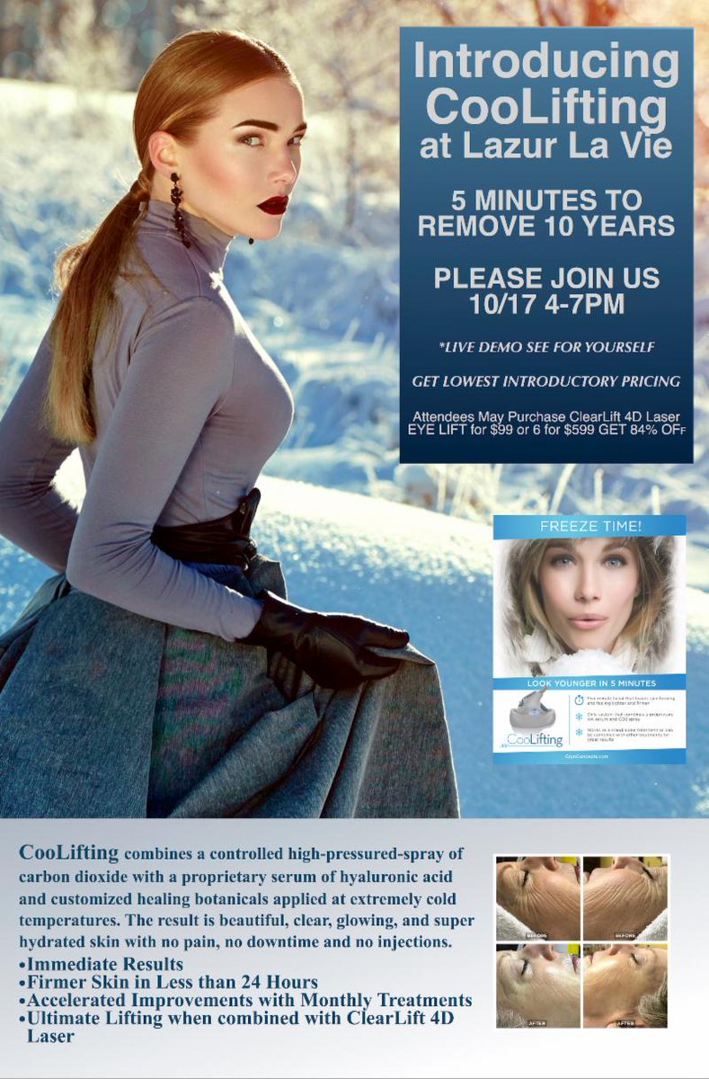 LazurLaVie's tweet photo. The VIP EVENT CooLifting Launch https://t.co/sPUz9DgNEF https://t.co/IE2UtPiy2U