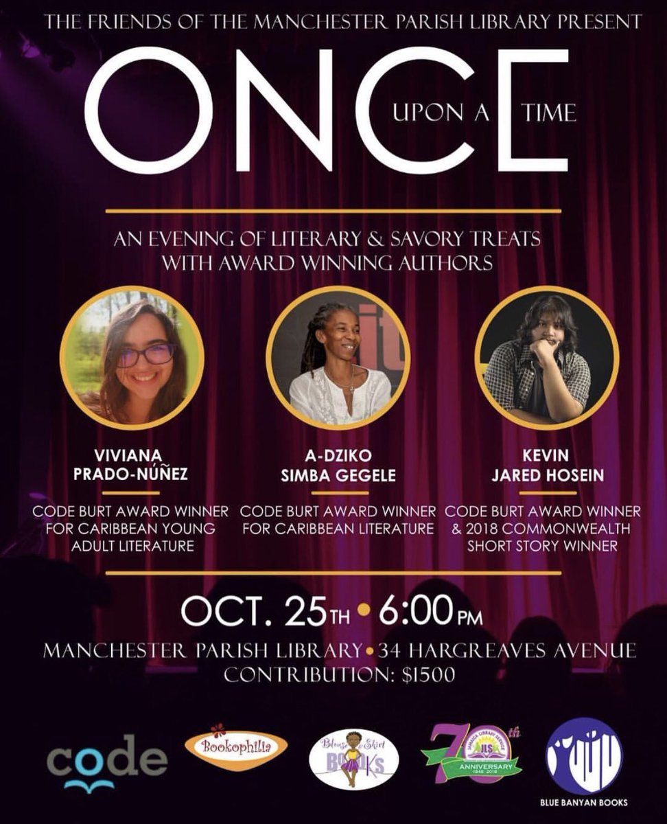 kgnbookfest's tweet photo. #DoGoSee #OnceUponATime and support the @JamLibService as they celebrate 70 years of service to communities across Jamaica. Consider making a contribution if you are unable to attend. Contact @bluebanyanbooks for details. https://t.co/hYTQRLFeyT