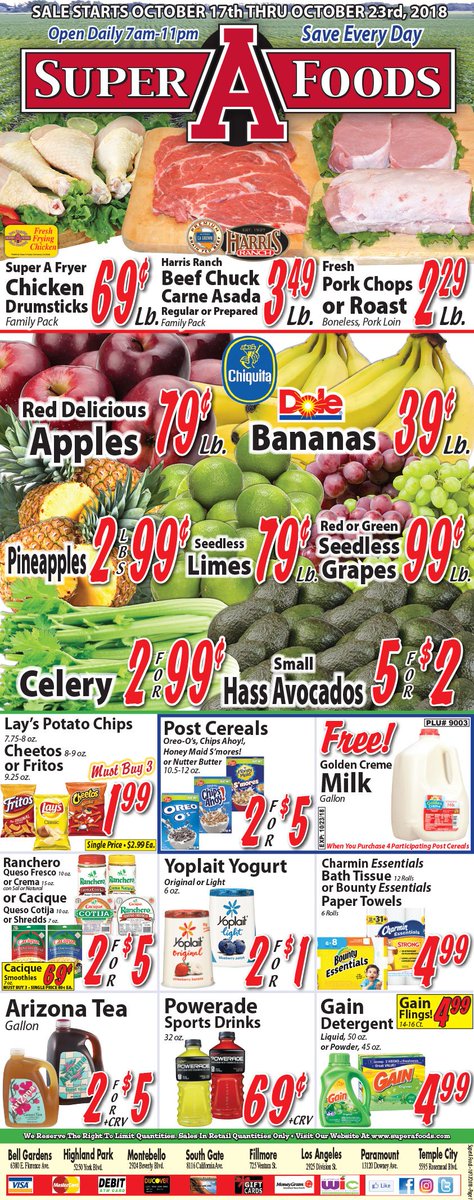 Super A Foods On Twitter This Weeks Ad Is Here 10 17 10 23
