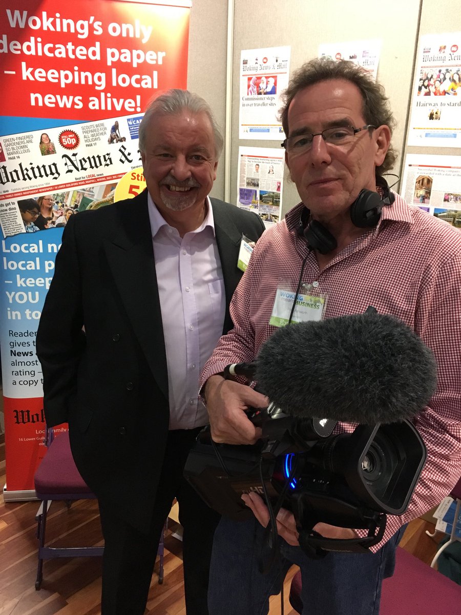 CarolMMedia's tweet photo. Woking businesses working in partnership at #WMBEXPO18 @team360media with our MD #TerryTidbury. https://t.co/IPNOC3222d