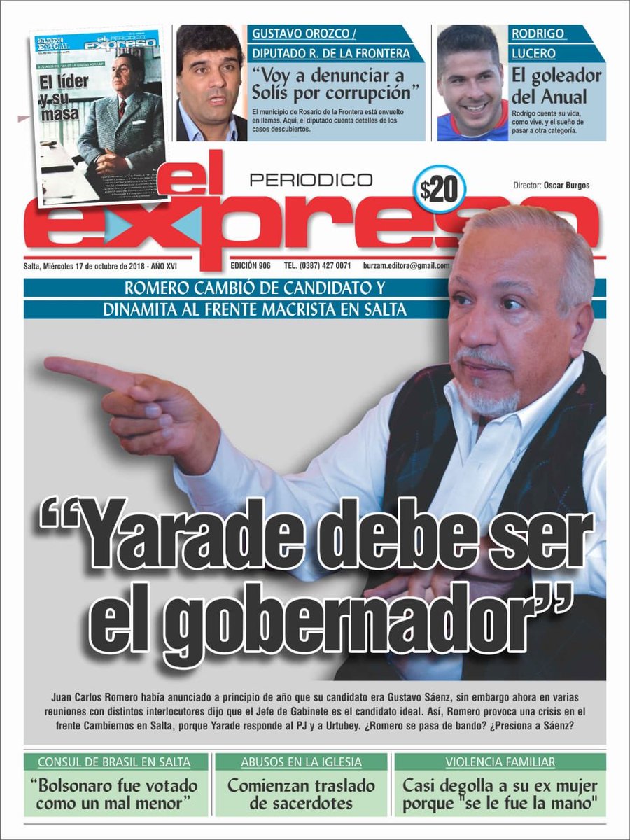 filpalopoli's tweet photo. En ningún momento el Senador Romero expresó esa frase que de manera insólita está entrecomillada como si fuera una entrevista que nunca sucedió. Se trata de una falsa noticia. https://t.co/1hhnAwhp4n