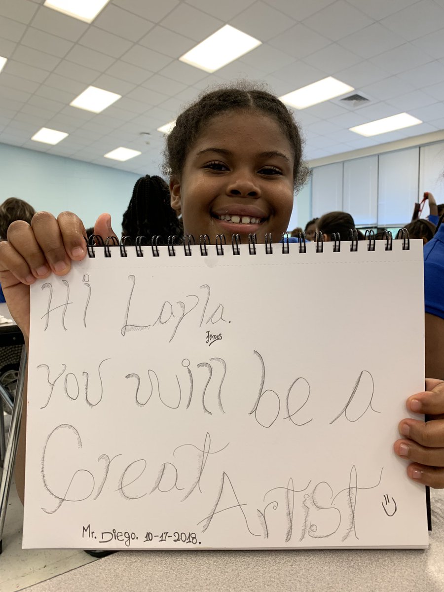 One of my talented students.