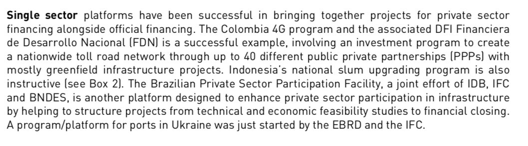 MauricioCard's tweet photo. RECOMENDADO. Párrafo del reporte del Grupo de Notables del #G20 @g20org liderado por @Tharman_S sobre #GlobalFinancialGovernance. Creación de la @FDNcolombia y Programa 4G en #COL es un modelo a seguir para el desarrollo de la infraestructura. Reporte en https://t.co/4gOXvFOF2W https://t.co/hfFggGfTCO