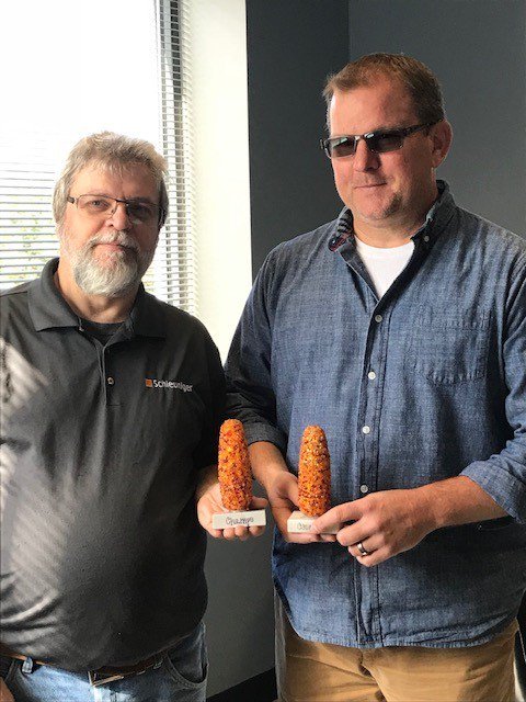 SchleunigerInc's tweet photo. Congratulations to Ricky McCarthy and Dan Barton, the winners of Schleuniger's annual #cornhole tournament! #lunchgames #lovewhereyouwork https://t.co/mbXxHtA2Q0