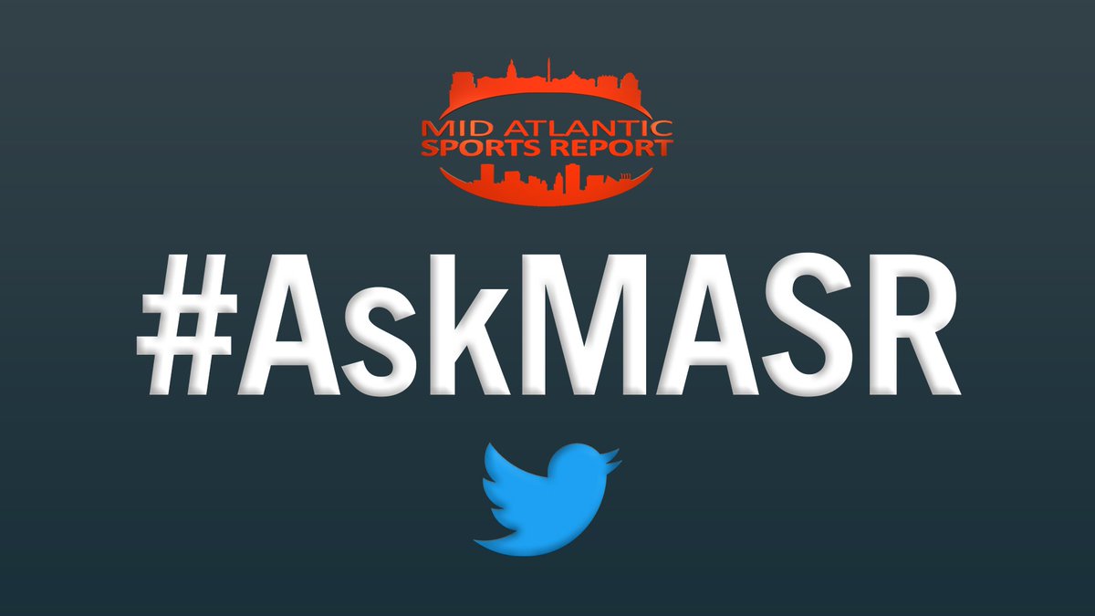 masnsports's tweet photo. Have a question for the Mid-Atlantic Sports Report crew? TWEET them to us using #AskMASR, and you could get a shoutout on TV! 📺 https://t.co/8Dliqpd0LS