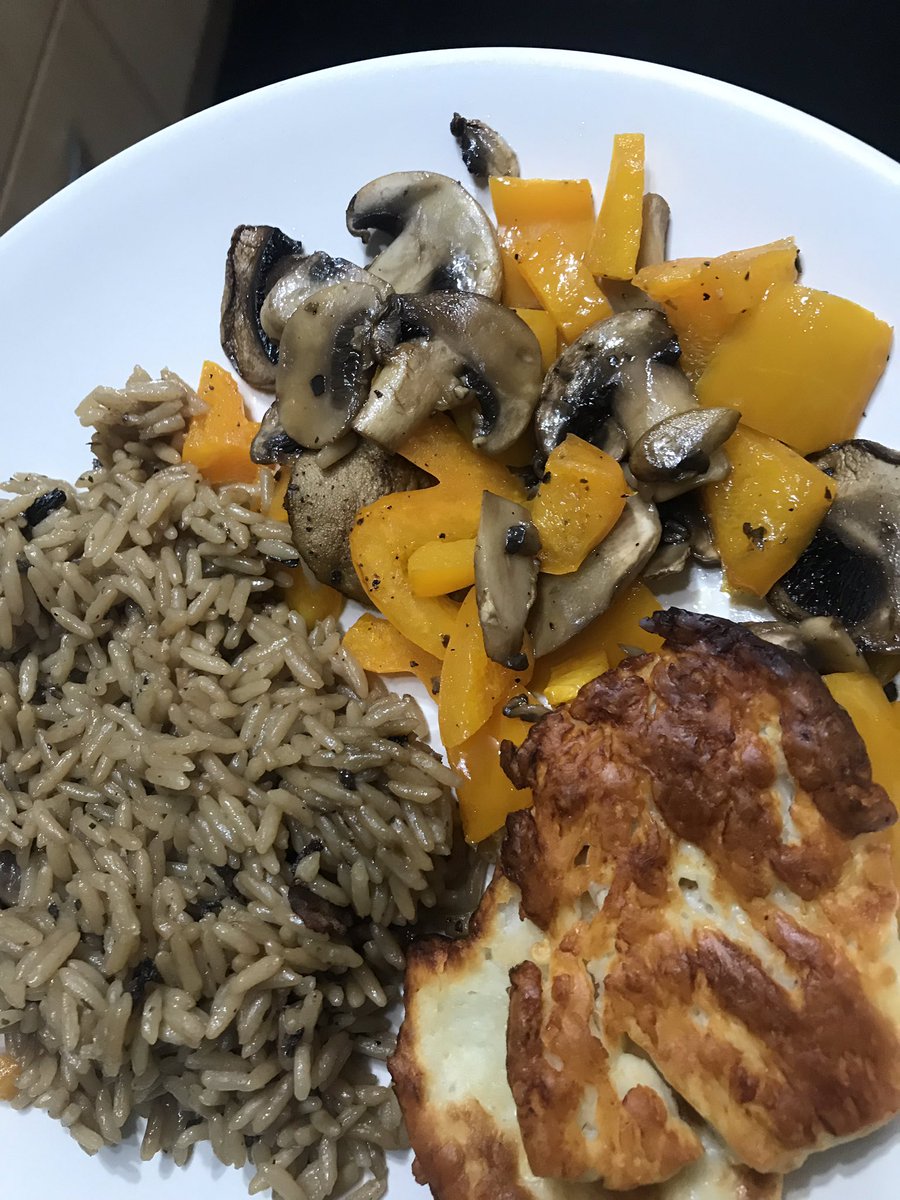 Tonights tea #rice #peppers 🌱❤️