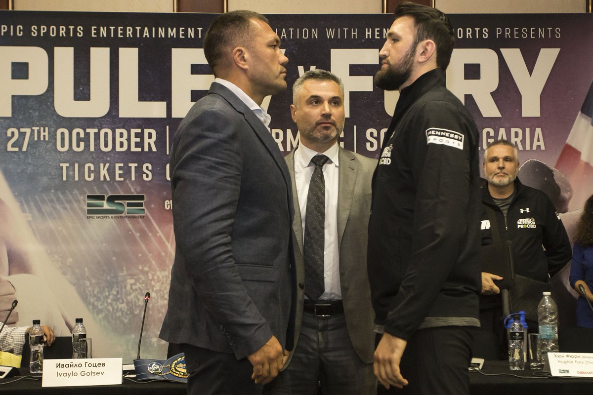 HennessySports's tweet photo. 🗣There's just 10 days to go until @hughiefury and @kubratpulev go head-to-head in their IBF Heavyweight Final eliminator. Keep your 👀 peeled for all the build up and tune in live on free to air Channel 5 Sport 🥊 #boxing https://t.co/mN9QC5XiHi