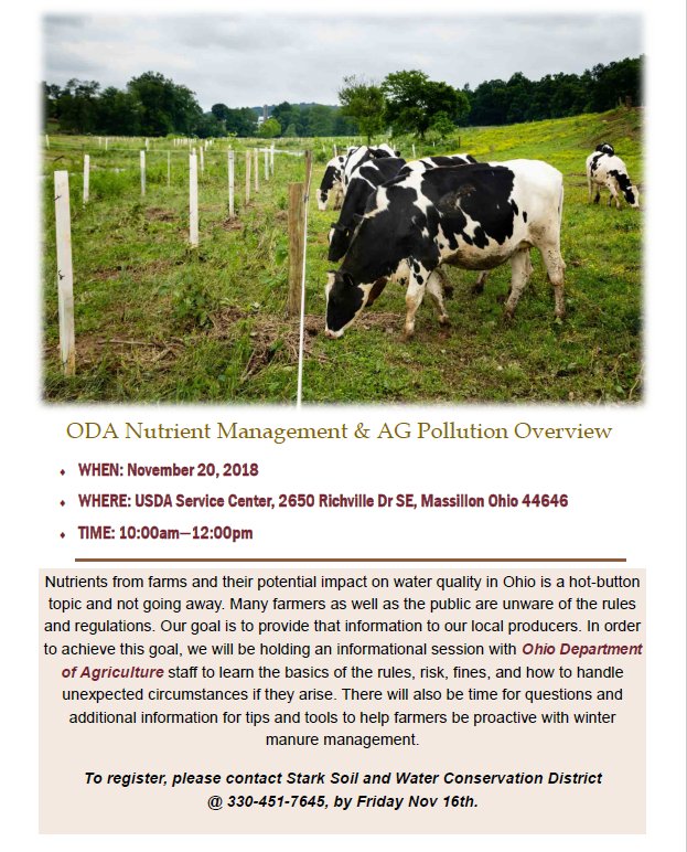 Stark_SWCD's tweet image. FYI - #Workshop Alert!
#starkswcd