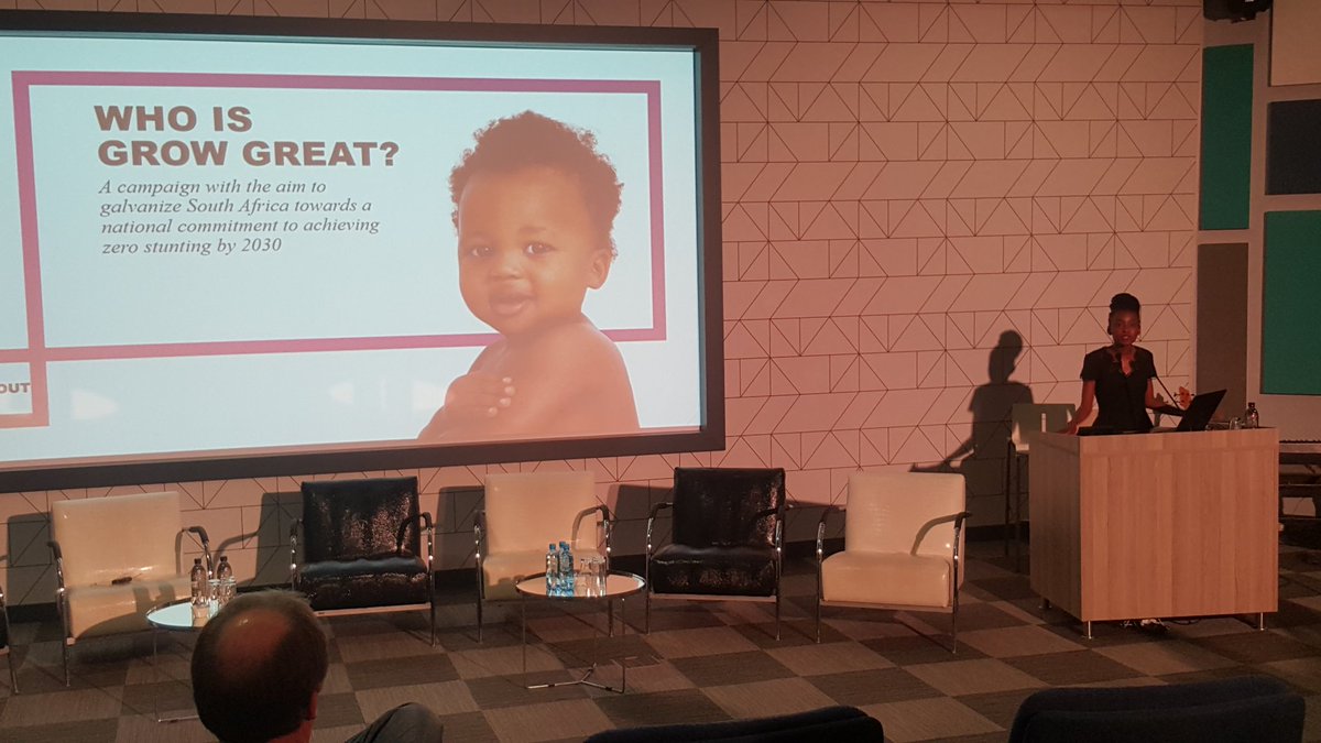 ReachHealth's tweet photo. "Stunting" is when prolonged under-nutrition disrupts a child's physical &amp; brain development. "Even before you are, you are not. That's as unjust as things can be." Exec Dir @kopanomabaso of #GrowGreatness encourages us to join them in bringing stunting down to zero by 2030 in SA https://t.co/ObqpFn85KX