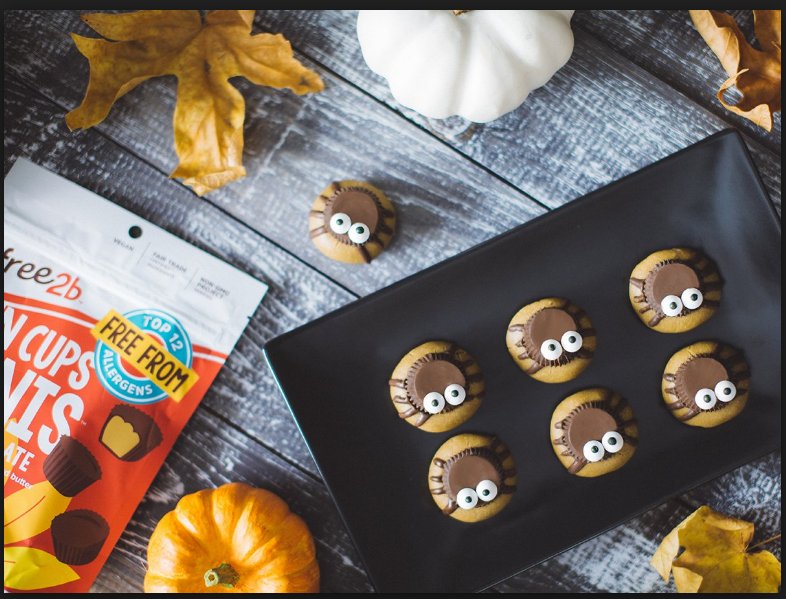 Allergy free treat ideas for ALL children to enjoy! #top10allergenfree #free2bfoods #halloweensnacks #halloweenfun #Halloween #COOKIES