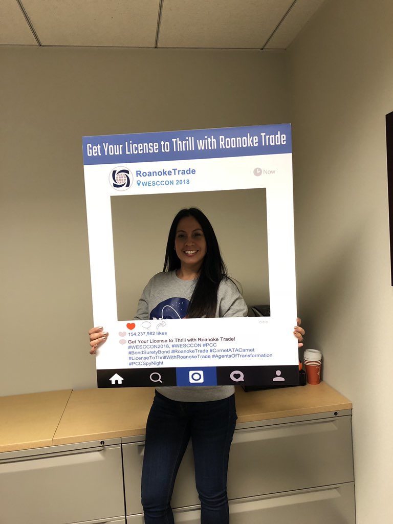 ATACarnetAmanda's tweet photo. All hands on deck in preparing for @wesccon including the Illinois #ATACarnet team having fun with our booth prop! @RoanokeTrade #WESCCON2018 https://t.co/luXIZgIgrh
