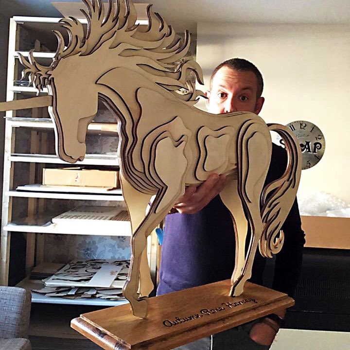 umfdesign's tweet photo. @GuildOfMakers A1. Hi I’m Mark and I made a unicorn 🦄 #makershour https://t.co/zWlaRkGLOR