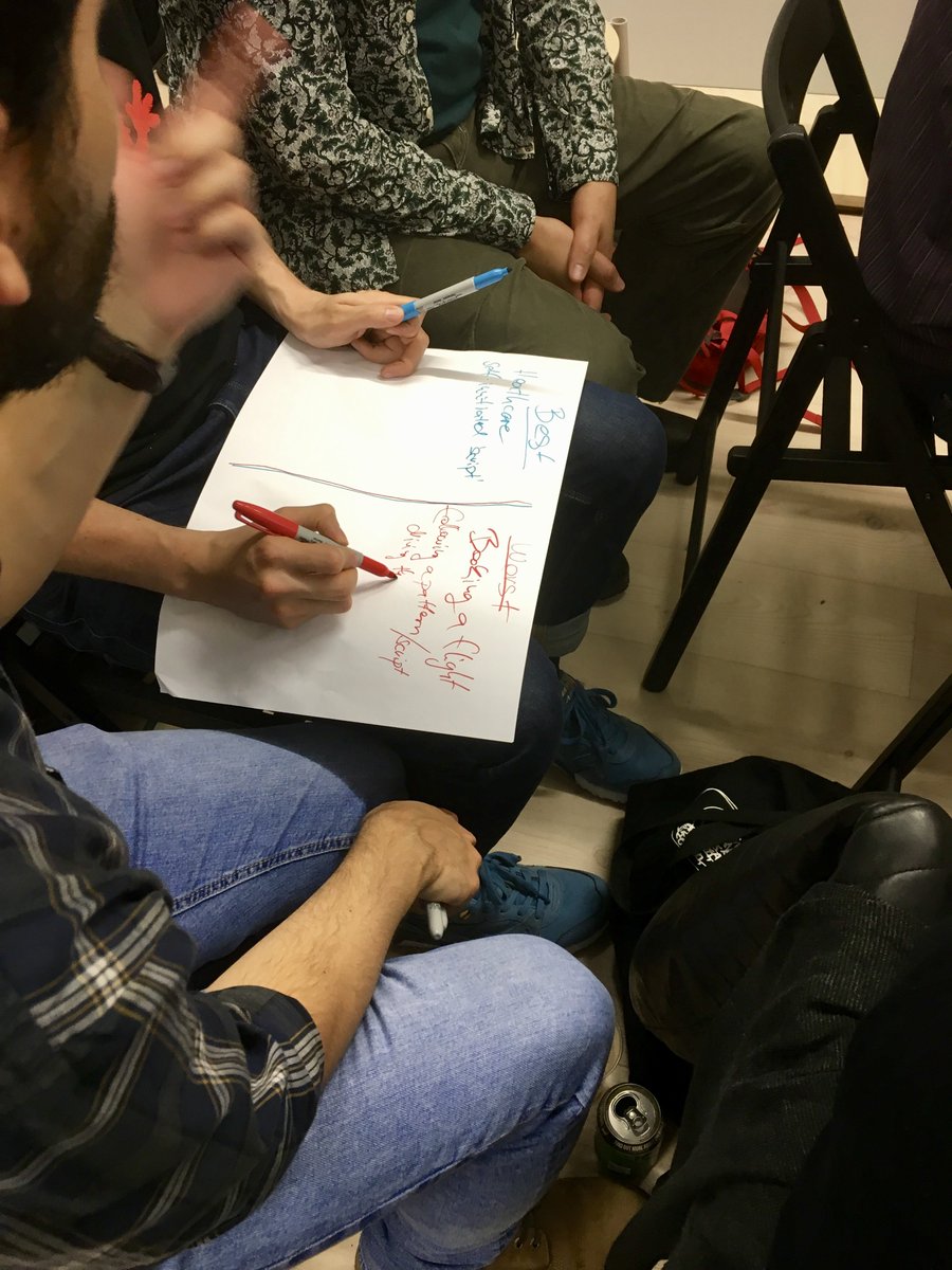 idean_UK's tweet image. Our @charleypoth just ran a workshop on the best and worst case scenarios in the future of #voiceinterfaces - including a voice AI therapist, marriage officiant and an AI chef to guide you through complex recipes step by step 🤔

#ServLab @ServiceLabLDN