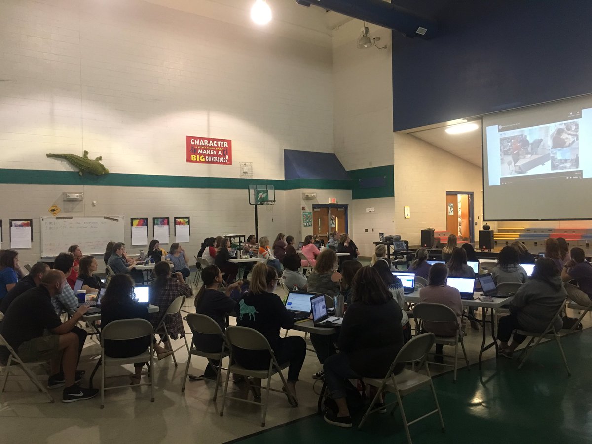onealcno's tweet photo. Gators are ready for making #CoreFour #MINE professional development! #greatthingshappeningintheswamp https://t.co/8lx0FmgLY6