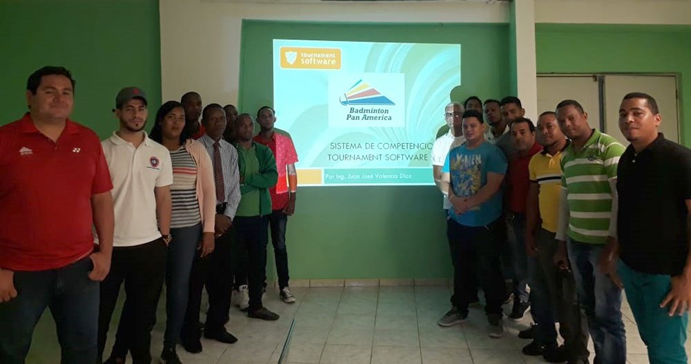 BadmintonPanAm's tweet photo. #TournamentSoftware Course in Santo Domingo 🇩🇴️
Congratulations to @FedobadRD for continuing to strengthen our sport in different areas!! 🏸🏸🏸
👉https://t.co/YRv4vds1dE
#panambadminton #badminton #bwfbadminton https://t.co/XsYSbPVuUQ