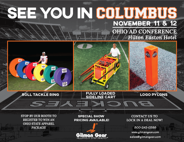 GilmanGear's tweet photo. Ohio AD Conference 2018 - https://t.co/WTY9YWvZe8 https://t.co/c5t6ogrVA8