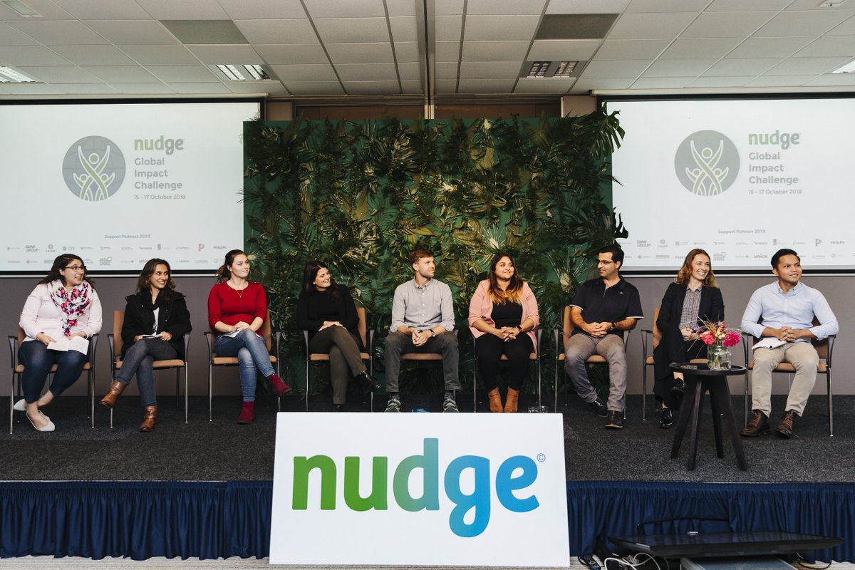 NudgeChallenges's tweet photo. The 9 Impact Creator nominees pitching their #impact plans on the last day of the Challenge! The #inspiration in the room is buzzing 🐝 #NudgeGlobalChallenge https://t.co/MJxxb32QMN