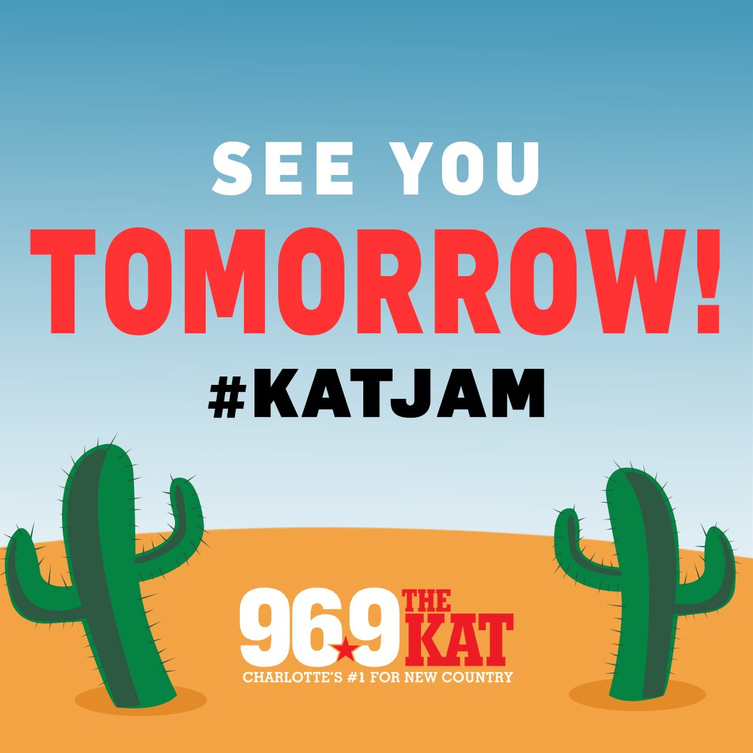 969thekat's tweet photo. We can't wait! See y'all at #KatJam tomorrow @janson_chris @unclekracker @dbradbery @ericpaslay @rachelwammack 👋 Purchase tickets here: https://t.co/KvKRrbFCZa https://t.co/nFmG7Xt3Cr
