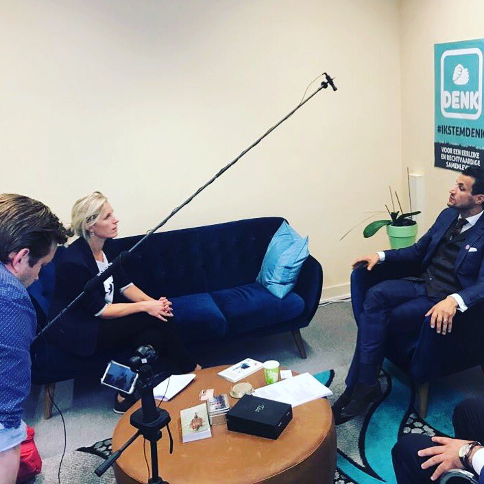 afslagzuid's tweet photo. In gesprek met @F_azarkan van @DenkNL over de @dkht2018 #jcinederland https://t.co/mAHN0ElsBD