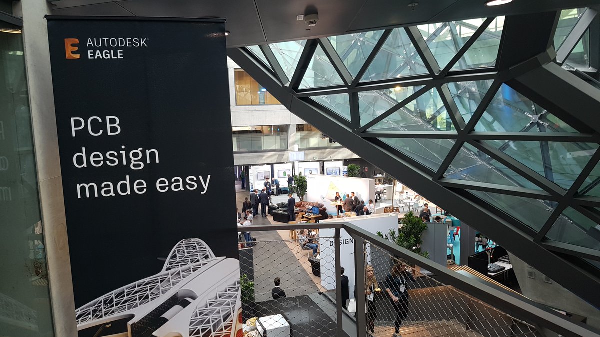 ADSKEAGLE's tweet photo. We're excited to be at Autodesk University Germany 2018! Come by to talk #PCBdesign with us! https://t.co/ubvq1UsbF2 #AUGermany https://t.co/xMBbsUm7Xa