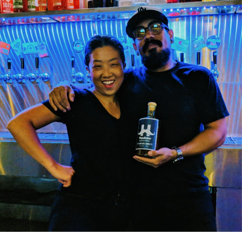 drinkhandlebar's tweet photo. Handlebar Spirits have officially launched in California! Check out this awesome moment as LA’s iconic @mohawkla becomes our first official customer! Thank you so much for the support and for the delicious #cocktails you made us! #DrinkHandlebar #MohawkLA https://t.co/IyLkTdWrzr