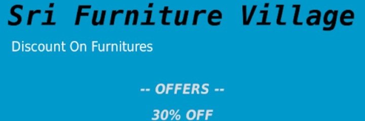 Sri Furniture Village tweet media