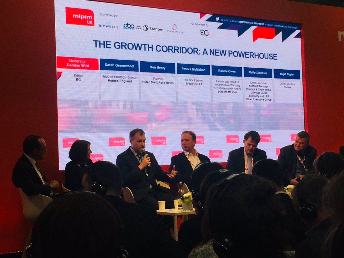 #MIPIMUK an national policy statement needed for the #thegrowthcorridor interesting insights