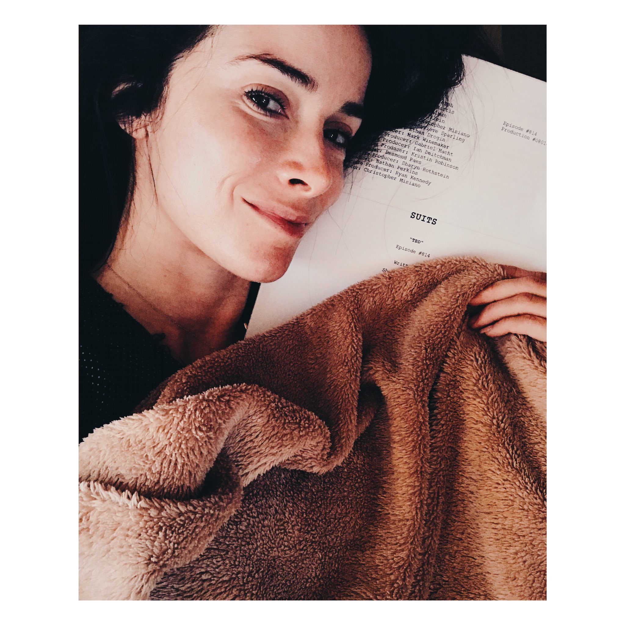 Abigail Spencer on Twitter "good morning. learning lines via osmosis