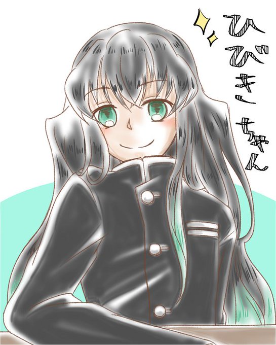 むにむさんがTwitterに投稿した時透無一郎(鬼滅の刃)のイラスト。