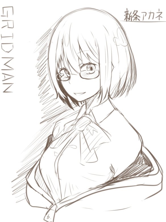 グリッドマンのアカネちゃん描き
これからどうなるか楽しみ(*'ω'*) 