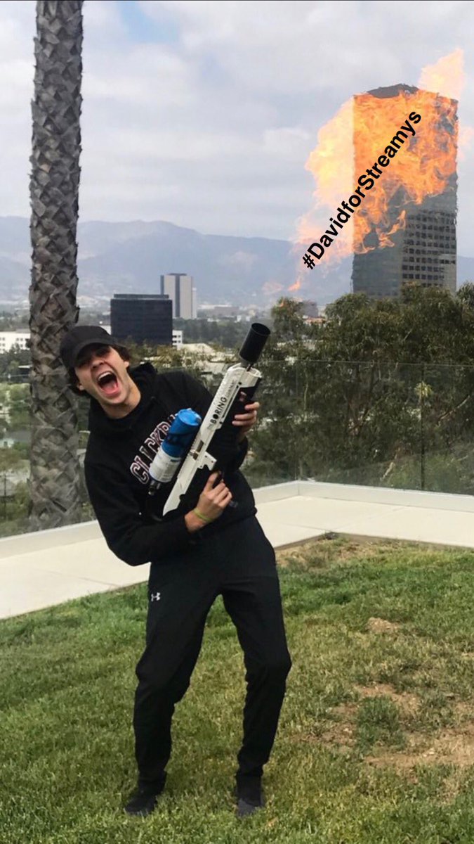 toomuchvlog's tweet photo. you can only vote once per day by tweeting #DavidforStreamys, but retweeting tweets with that hashtag also count as votes i think. voting ends friday at 8:59pm pacific time. https://t.co/4Scs2HHVny