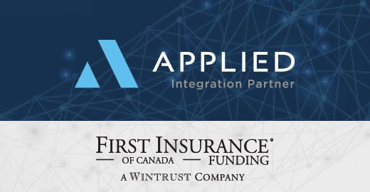 FirstInsCanada's tweet photo. We're proud to announce FIRST Canada is now an Applied Integration Partner. FIRST Pay, our certified integration allows Applied Epic users the ability to provide payment plans with the policy proposal, directly from within Applied Epic. https://t.co/O4UMlagRsW #AppliedNet2018 https://t.co/jVTHhSEILA