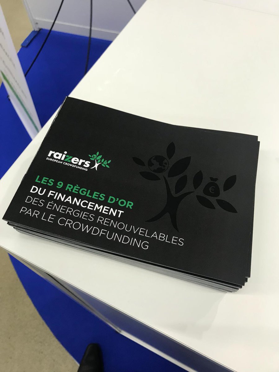Raizers's tweet photo. Pour devenir incollable sur le financement des #ENR par le #crowdfunding , deux solutions :
 ➡️Aller rencontrer la team @Raizers au colloque de l'#éolien en France au Parc Floral de #Paris !
 ➡️Télécharger la plaquette #ENR by Raizers : https://t.co/mUIddLjmpL https://t.co/ULsp5Cph1c