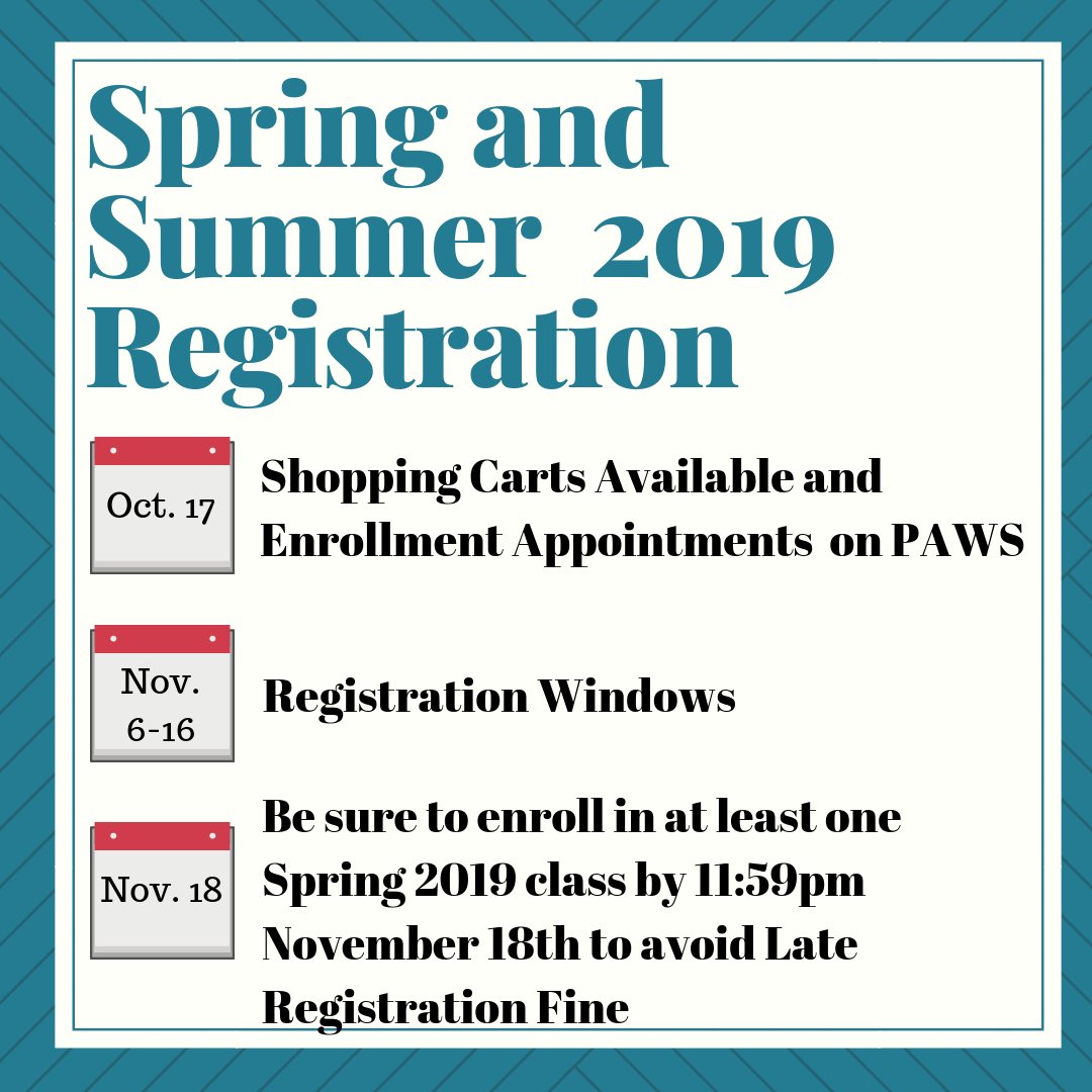 TCNJRecReg's tweet photo. Spring and Summer 2019 Registration is now open! #tcnj https://t.co/LBBiimCpPM