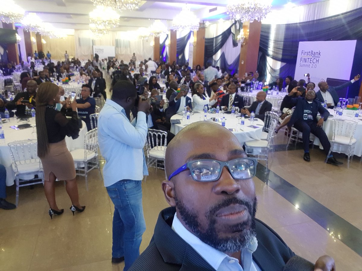 TunjiAndrews's tweet photo. Selfie time!!! with the entire hall
Sometime today at the @FirstBankngr FinTech summit 2.0
If you squint, you can see chairman @IbukunAwosika and the management team of @FirstBankngr
#FirstbankIn2ovate #YouFirst https://t.co/tqkXoZd4Zh
