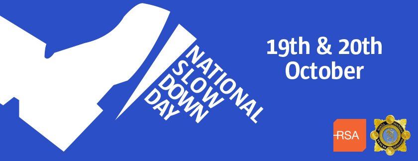 RSAIreland's tweet image. Today is National Slow Down Day. A day that aims to remind us of the importance of driving at an appropriate speed on our roads. #SlowDown #SpeedKills