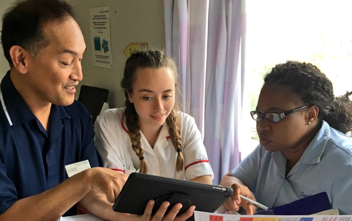 WhitHealth's tweet photo. Today our first wards took a giant leap towards or paperless future and to further improve patient safety as they switched from recording patient observations on paper to recording them electronically. Find out more at https://t.co/ysfcKRSvIi https://t.co/EjQnxZyX1a