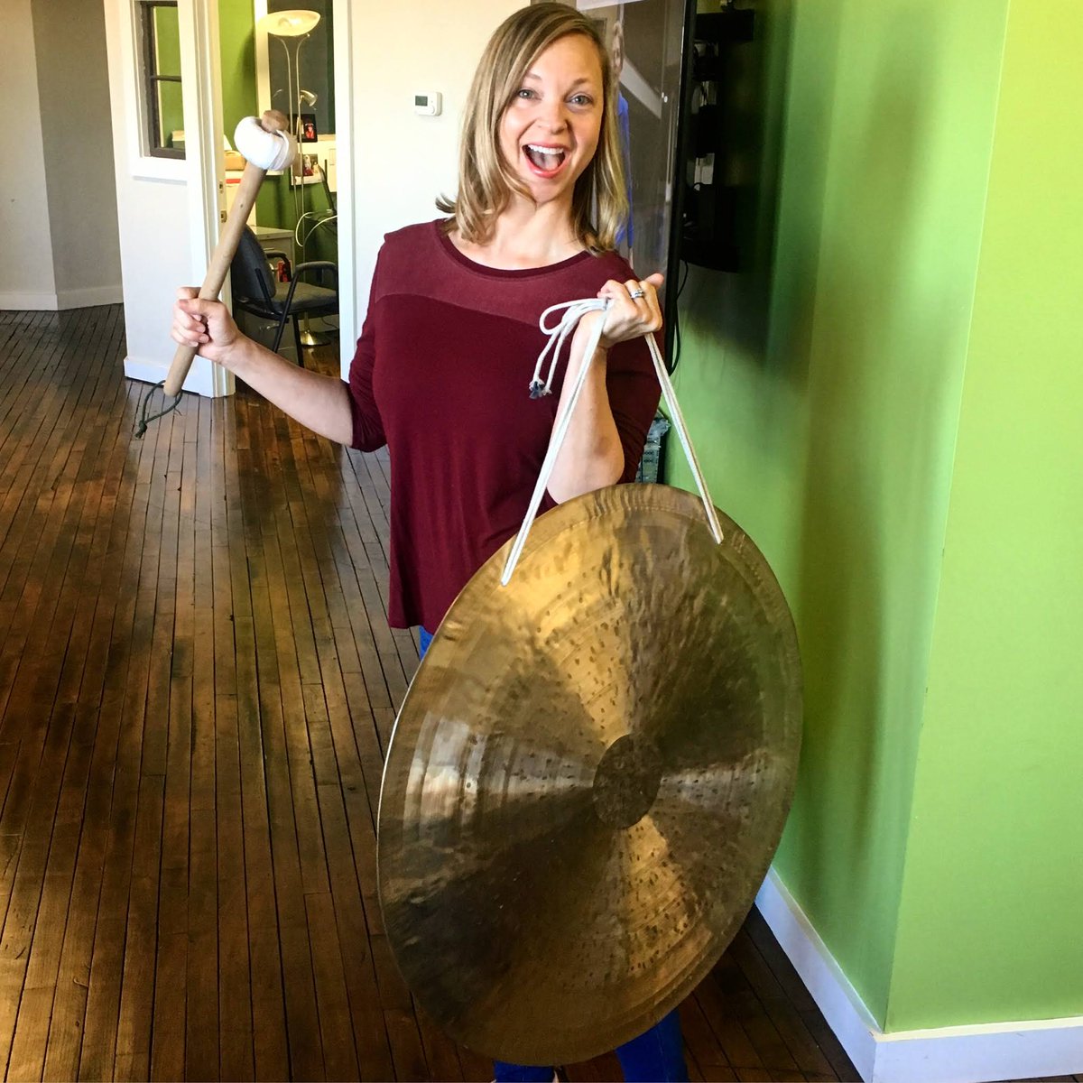 GoCodigo's tweet image. At Codigo, the highest honor a team member can earn is to join the ranks of the Gongmasters— This week, a new Gongmaster was inducted: Shellee Jones has heroically saved the day innumerable times! Here&apos;s to Shellee— may you hit the gong with all your might!