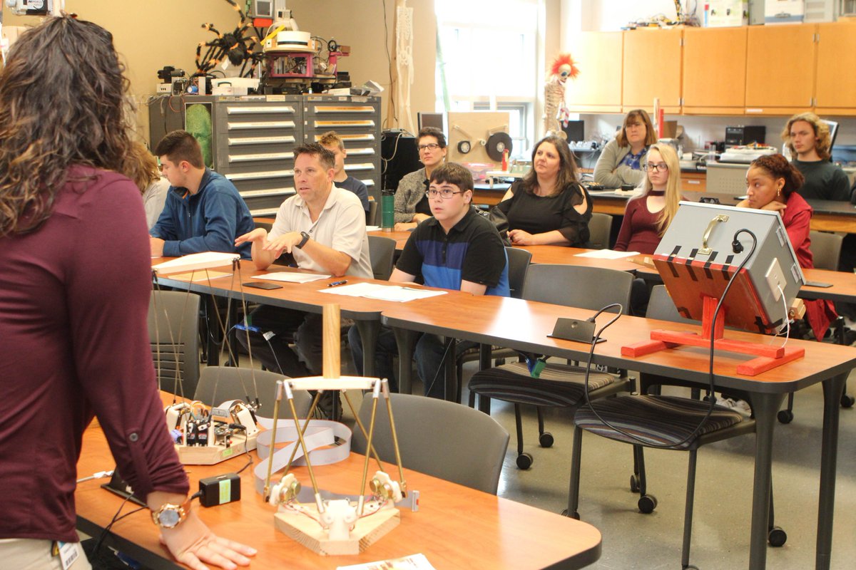 NY_FAME's tweet photo. Who discovered FLCC's Victor Campus Center on Columbus Day?  These lucky attendees got to hear all about @flcc_connects ICTech program from ICTech grad Kaeyla Erway! @DrSamSamanta @ictuni https://t.co/Zs83jstH3l