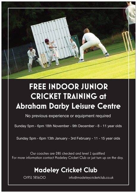 MadeleyCC's tweet photo. Huge opportunities coming for young people, both boys and girls in our area. If you would like anymore details, please feel free to message us! 🏏🏏 https://t.co/DfNmm06skz