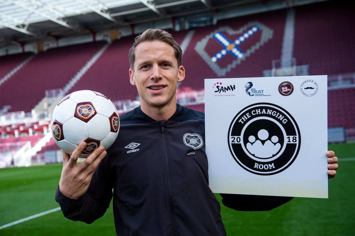 bighearts's tweet image. Thrilled to have launched The Changing Room with #ChristopheBerra today. A 12-week project encouraging #men to take care about their #mentalhealth, which will start at Tynecastle Park on 30 October at 6pm. 
👉 More info at bighearts.org.uk/news/the-chang…