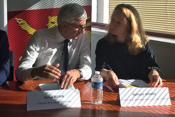 Covage était aujourd'hui en visite chez TSEIN, l'une des 250 sociétés déjà raccordées au réseau Fibre Calvados Normandie.

🤝 En point d'orgue de cette visite, <a href="/CalvadosDep/">( parti sur Bluesky) Calvados Département🍏🌊</a> et <a href="/RegionNormandie/">Région Normandie</a> ont acté le renforcement de leur partenariat pour le déploiement du Très Haut Débit.